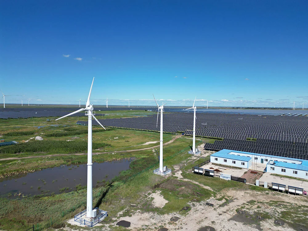 Gansu Power Plant Wind and Solar Complementary 50KW