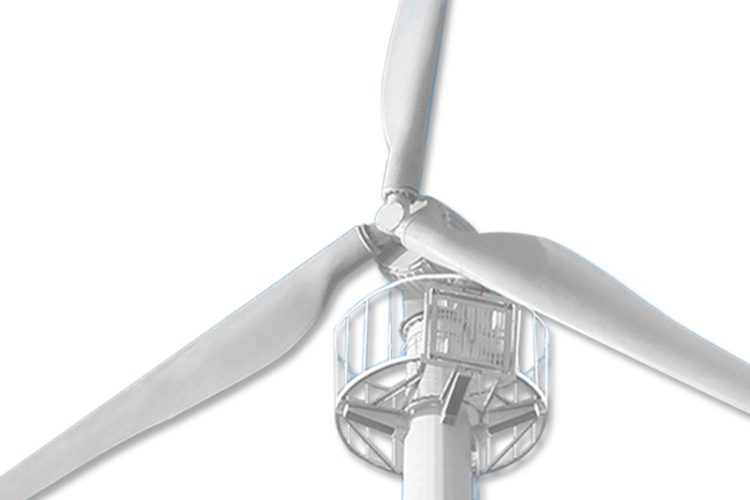 75kW Three bladed Permanent Magnet Direct Drive Small and Medium sized Wind Turbine Manufacturer Horizontal Axis Yaw