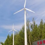 10 kW horizontal axis wind turbine, fiberglass blades, off grid and grid connected energy storage system for wind solar complementarity-缩略图