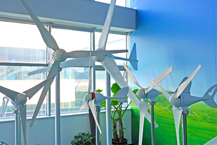 3kW dedicated horizontal axis wind turbine for household use, shipped by the manufacturer
