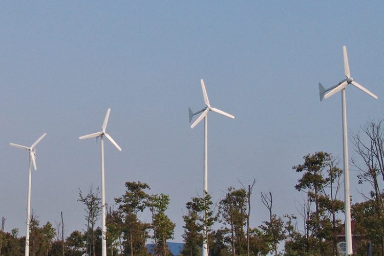 3kW dedicated horizontal axis wind turbine for household use, shipped by the manufacturer
