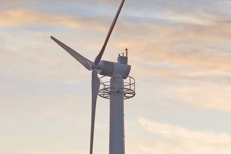 75kW Three bladed Permanent Magnet Direct Drive Small and Medium sized Wind Turbine Manufacturer Horizontal Axis Yaw
