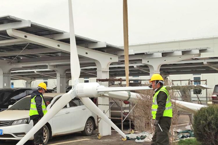 30kW wind turbine, active pitch control, mechanical brake, factory shipped